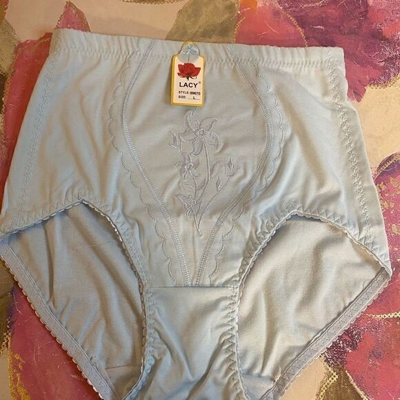 Lacy assorted embroidery design print Underwear L - Picture 2 of 16